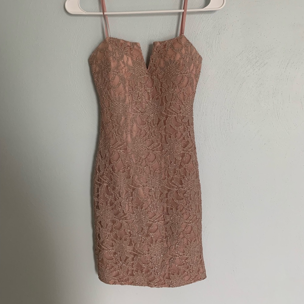 Jodi Kristopher Strapless Bodycon Mini Dress